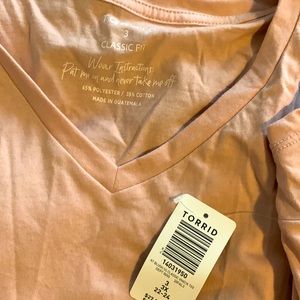 Torrid v-neck classic fit tee size 3